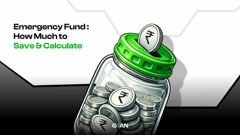 Emergency fund calculation based on monthly expenses in India