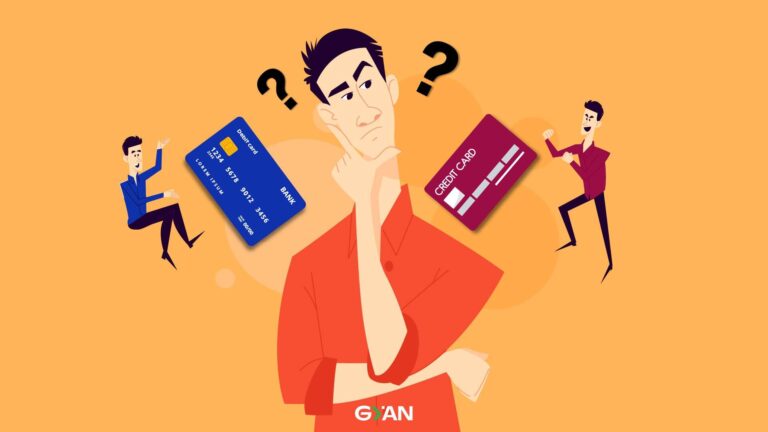 Difference between credit card or debit card