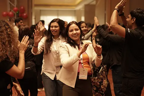 Live event attendees engaged