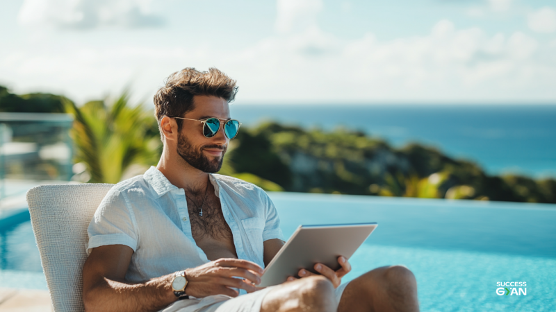 wealthy-man-by-poolside